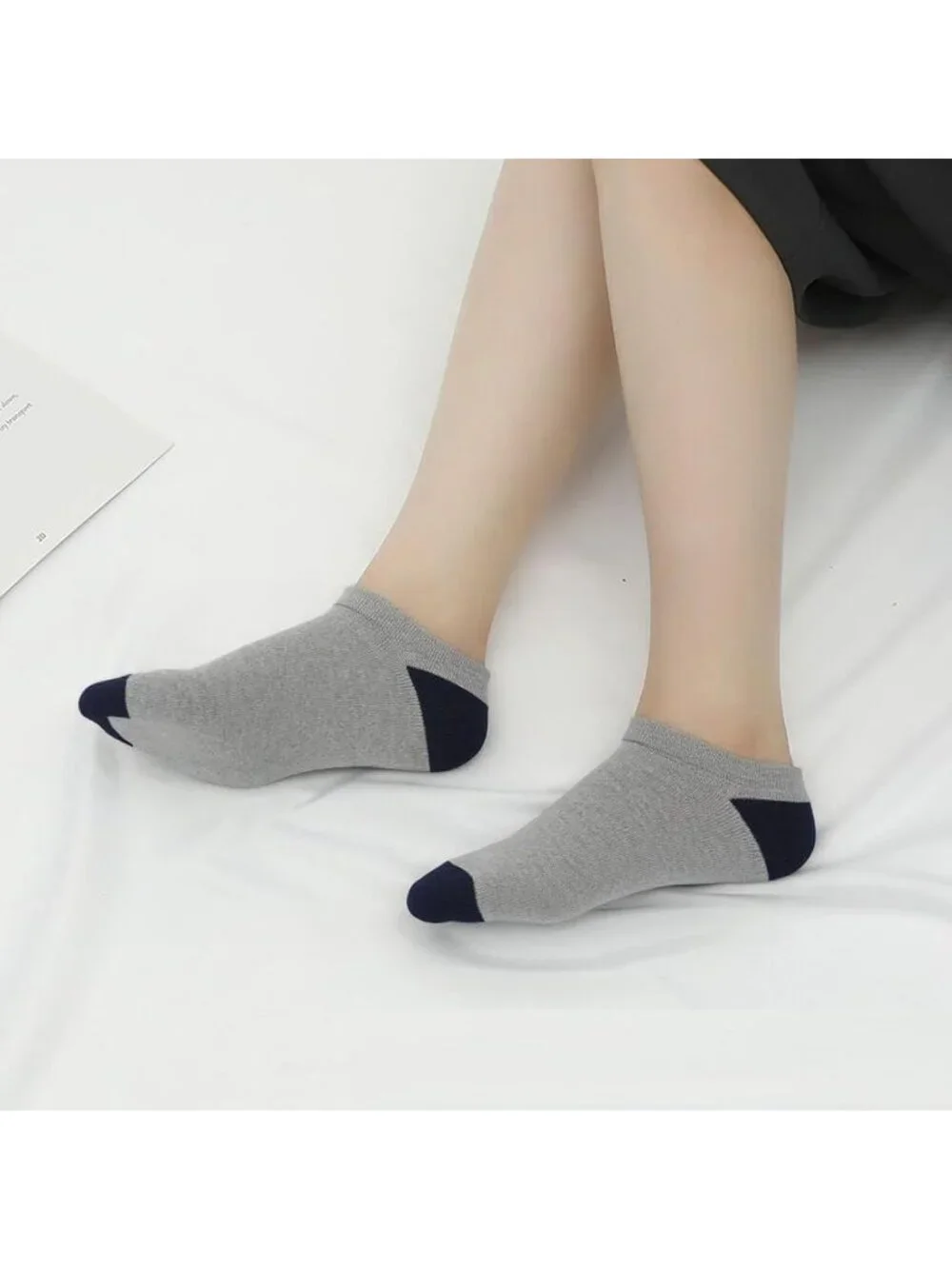 🧦Women's Black White 20 Pair Pairs Low Cut Ankle No Show Casual Athletic Socks